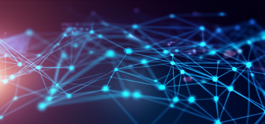 Abstract AI Network Background